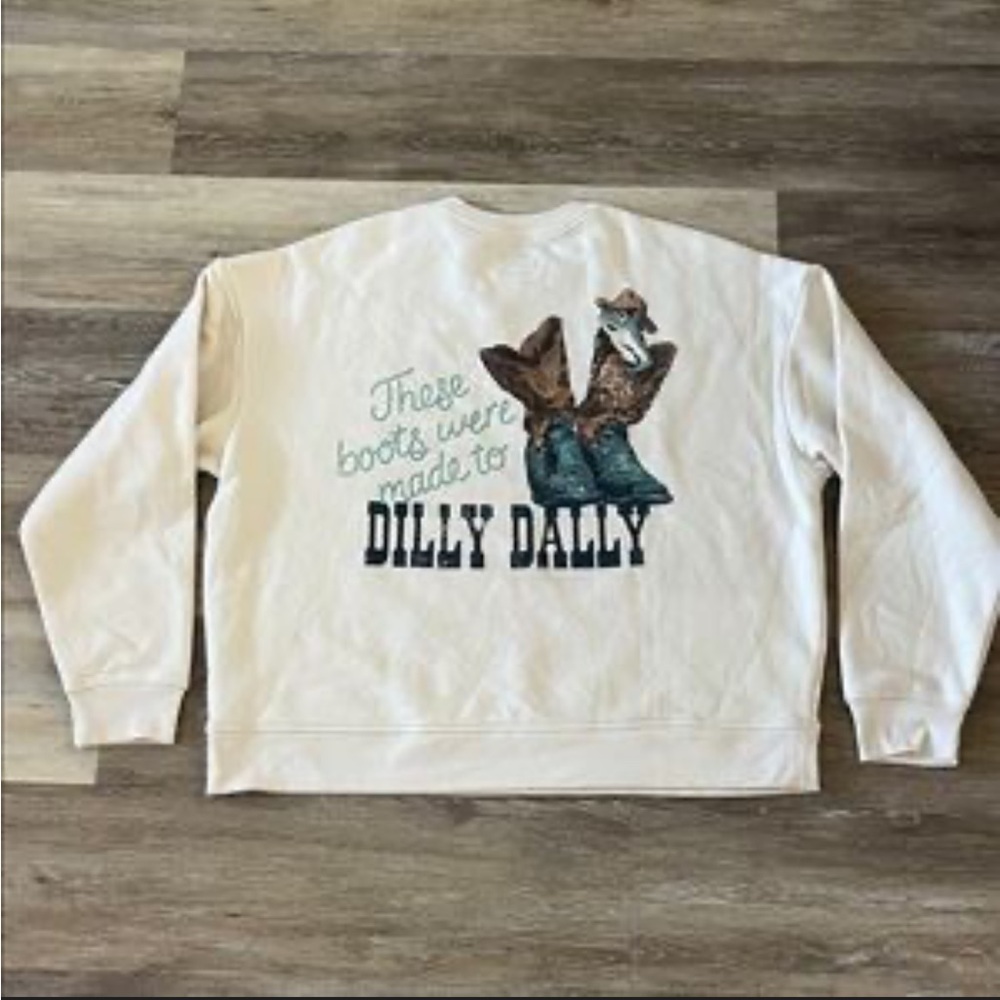 Original Use Cream Sweatshirt with Graphic Design